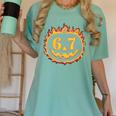6 7 Meme Halloween Pumpkin Costume For Student Teacher Women's Comfort Colors T-Shirt Chalky Mint 6 7 Meme Halloween Pumpkin Costume For Student Teacher Women's Comfort Colors T-Shirt Chalky Mint