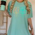 6 7 Science Chemistry Teacher Periodic Table Meme Women's Comfort Colors T-Shirt Chalky Mint