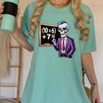 67 Math Teacher Meme Brainrot Six Seven Halloween Equation Women's Comfort Colors T-Shirt Chalky Mint