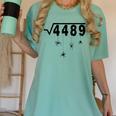 67 Meme Math Teacher 6 7 Halloween Spiders Square Root 4489 Women's Comfort Colors T-Shirt Chalky Mint