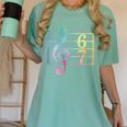 67 Music Meme Slang Six Seven Music Teacher Musician Women's Comfort Colors T-Shirt Chalky Mint
