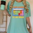 AAC Awareness AAC Teacher It's Not A Screen It's My Voice Men Women Women's Comfort Colors T-Shirt Chalky Mint