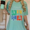 Abbott Elementary Colorful Pop Art Teachers TV Show Women's Comfort Colors T-Shirt Chalky Mint Abbott Elementary Colorful Pop Art Teachers TV Show Women's Comfort Colors T-Shirt Chalky Mint