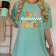 ABCD Kindergarten Rocks Back To School Teacher Kindergarten Women's Comfort Colors T-Shirt Chalky Mint