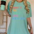 Admit It You Low Key Love Math Bruh Teacher Nerdy Math Women's Comfort Colors T-Shirt Chalky Mint