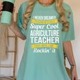 Agriculture Teacher Appreciation AG Teacher Women's Comfort Colors T-Shirt Chalky Mint Agriculture Teacher Appreciation AG Teacher Women's Comfort Colors T-Shirt Chalky Mint