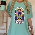 Anti Bullying Kindness Ninja School Teacher Student Women's Comfort Colors T-Shirt Chalky Mint