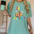Art Is My Superpower Art Teacher Women's Comfort Colors T-Shirt Chalky Mint