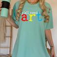 Art Teacher Artists Women's Comfort Colors T-Shirt Chalky Mint Art Teacher Artists Women's Comfort Colors T-Shirt Chalky Mint