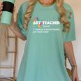 Art Teacher Definition Arts Artist Artistic Graphic For Men Women Girls Kids Women's Comfort Colors T-Shirt Chalky Mint