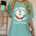 Art Teacher Halloween Donut Lover Costume Kawaii Monster Women's Comfort Colors T-Shirt Chalky Mint