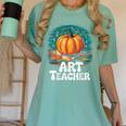 Art Teacher Pumpkin Painting Halloween Costume Women's Comfort Colors T-Shirt Chalky Mint Art Teacher Pumpkin Painting Halloween Costume Women's Comfort Colors T-Shirt Chalky Mint