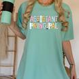Assistant Principal Back To School Teacher Appreciation Women's Comfort Colors T-Shirt Chalky Mint