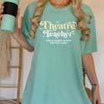 Theatre Teacher Back To School Essential Must Have Women's Comfort Colors T-Shirt Chalky Mint Theatre Teacher Back To School Essential Must Have Women's Comfort Colors T-Shirt Chalky Mint