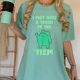 Autism Awareness Neurodiversity Teacher Frog I May Have A Touch Of The Tism Neurodivergent Small Women's Comfort Colors T-Shirt Chalky Mint Autism Awareness Neurodiversity Teacher Frog I May Have A Touch Of The Tism Neurodivergent Small Women's Comfort Colors T-Shirt Chalky Mint