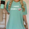 I Make Babies Cry Float Funny Swimming Coach Teacher Gift Women's Comfort Colors T-Shirt Chalky Mint