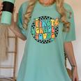 Back To School Groovy Teacher 1st First Grade Crew Squad Women's Comfort Colors T-Shirt Chalky Mint Back To School Groovy Teacher 1st First Grade Crew Squad Women's Comfort Colors T-Shirt Chalky Mint