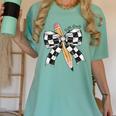 Back To School Hello Fifth Grade Teacher Coquette Pencil Bow Women's Comfort Colors T-Shirt Chalky Mint
