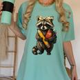 Back To School Raccoon Teachers Student Kids Women's Comfort Colors T-Shirt Chalky Mint Back To School Raccoon Teachers Student Kids Women's Comfort Colors T-Shirt Chalky Mint