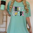Back To School Third Grade Teacher First Day Of 3rd Grade Women's Comfort Colors T-Shirt Chalky Mint Back To School Third Grade Teacher First Day Of 3rd Grade Women's Comfort Colors T-Shirt Chalky Mint
