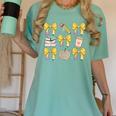 Back To School Yellow Bows Book Coffee Leopard Apple Teacher Women's Comfort Colors T-Shirt Chalky Mint Back To School Yellow Bows Book Coffee Leopard Apple Teacher Women's Comfort Colors T-Shirt Chalky Mint