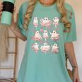 Ballet Ghost Ballet Dancer Spooky Dance Halloween Teacher Women's Comfort Colors T-Shirt Chalky Mint Ballet Ghost Ballet Dancer Spooky Dance Halloween Teacher Women's Comfort Colors T-Shirt Chalky Mint