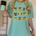 Bee Kind Positive Brave Happy Confident Humble Teacher Women's Comfort Colors T-Shirt Chalky Mint Bee Kind Positive Brave Happy Confident Humble Teacher Women's Comfort Colors T-Shirt Chalky Mint