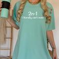 Best Math Teacher Joke Humor Science Fun Math Pun Women's Comfort Colors T-Shirt Chalky Mint
