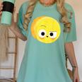 The Big Cheese Good Egg Teacher Halloween Costume Food Group Women's Comfort Colors T-Shirt Chalky Mint