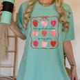 Bilingual Education Is My Jam Strawberry Spanish Teacher Women's Comfort Colors T-Shirt Chalky Mint Bilingual Education Is My Jam Strawberry Spanish Teacher Women's Comfort Colors T-Shirt Chalky Mint