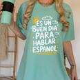 Bilingual Teacher Maestra Spanish Teacher Women's Comfort Colors T-Shirt Chalky Mint Bilingual Teacher Maestra Spanish Teacher Women's Comfort Colors T-Shirt Chalky Mint