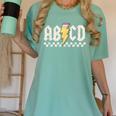 Boys Girls Teachers ABCD Rock Graphic Back To School Class Women's Comfort Colors T-Shirt Chalky Mint Boys Girls Teachers ABCD Rock Graphic Back To School Class Women's Comfort Colors T-Shirt Chalky Mint