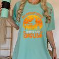 My Broom Broke So Now I Teach English Halloween Teacher Women's Comfort Colors T-Shirt Chalky Mint