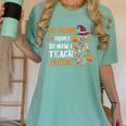 My Broom Broke So Now I Teach Music Teacher Halloween Women's Comfort Colors T-Shirt Chalky Mint My Broom Broke So Now I Teach Music Teacher Halloween Women's Comfort Colors T-Shirt Chalky Mint