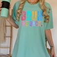 Bruh We Back Teachers Retro Back To School Boys Girls Kids Women's Comfort Colors T-Shirt Chalky Mint Bruh We Back Teachers Retro Back To School Boys Girls Kids Women's Comfort Colors T-Shirt Chalky Mint
