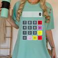 Calculator Math Teacher Halloween Costumes Women Men Adults Women's Comfort Colors T-Shirt Chalky Mint Calculator Math Teacher Halloween Costumes Women Men Adults Women's Comfort Colors T-Shirt Chalky Mint