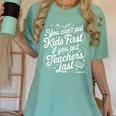 You Can't Put Kids First If You Put Teachers Last Red For Ed Women's Comfort Colors T-Shirt Chalky Mint You Can't Put Kids First If You Put Teachers Last Red For Ed Women's Comfort Colors T-Shirt Chalky Mint