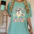 You Can't Scare Me Im A 2nd-Grade Boo Crew Teacher Halloween Women's Comfort Colors T-Shirt Chalky Mint You Can't Scare Me Im A 2nd-Grade Boo Crew Teacher Halloween Women's Comfort Colors T-Shirt Chalky Mint
