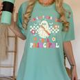 You Can't Scare Me I'm a Principal Halloween Teacher Women's Comfort Colors T-Shirt Chalky Mint