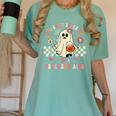 You Can't Scare Me I'm A School Teacher's Aide Halloween Women's Comfort Colors T-Shirt Chalky Mint