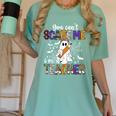 You Can't Scare Me I'm A Teacher Halloween Costume Women's Comfort Colors T-Shirt Chalky Mint