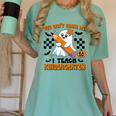 You Can't Scare Me I Teach Kindergarten Teacher Halloween Women's Comfort Colors T-Shirt Chalky Mint You Can't Scare Me I Teach Kindergarten Teacher Halloween Women's Comfort Colors T-Shirt Chalky Mint