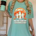 You Can't Scare Me I Teach Middle School Teacher Halloween Women's Comfort Colors T-Shirt Chalky Mint