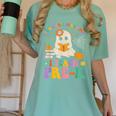 You Can't Scare Me I Teach Pre-k Teacher Halloween Ghost Men Women Kids Women's Comfort Colors T-Shirt Chalky Mint
