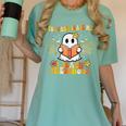 You Can't Scare Me I Teach Preschool Ghost Halloween Teacher Women's Comfort Colors T-Shirt Chalky Mint You Can't Scare Me I Teach Preschool Ghost Halloween Teacher Women's Comfort Colors T-Shirt Chalky Mint