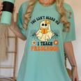 You Can't Scare Me I Teach Preschool Teacher Halloween Ghost Men Women Women's Comfort Colors T-Shirt Chalky Mint You Can't Scare Me I Teach Preschool Teacher Halloween Ghost Men Women Women's Comfort Colors T-Shirt Chalky Mint