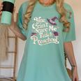 You Can't Scare Me I Teach Preschool Teacher Halloween Witch Women's Comfort Colors T-Shirt Chalky Mint You Can't Scare Me I Teach Preschool Teacher Halloween Witch Women's Comfort Colors T-Shirt Chalky Mint