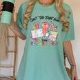 Can't Talk Right Now Doing Teacher Stuff Teacher Stuff Women's Comfort Colors T-Shirt Chalky Mint