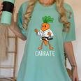 Carrate Karate Carrot Student Teacher Trainee Trainor Women's Comfort Colors T-Shirt Chalky Mint Carrate Karate Carrot Student Teacher Trainee Trainor Women's Comfort Colors T-Shirt Chalky Mint