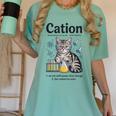 Cation Shirt Cat Science Chemistry Teacher Chemist Pun Women's Comfort Colors T-Shirt Chalky Mint Cation Shirt Cat Science Chemistry Teacher Chemist Pun Women's Comfort Colors T-Shirt Chalky Mint